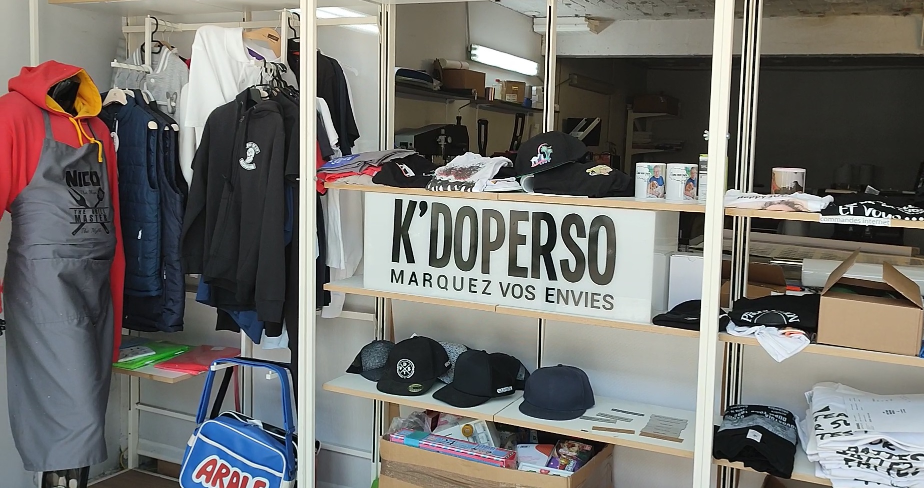 Boutique Kdoperso – Swaagshirt, marquage et personnalisation à Besançon